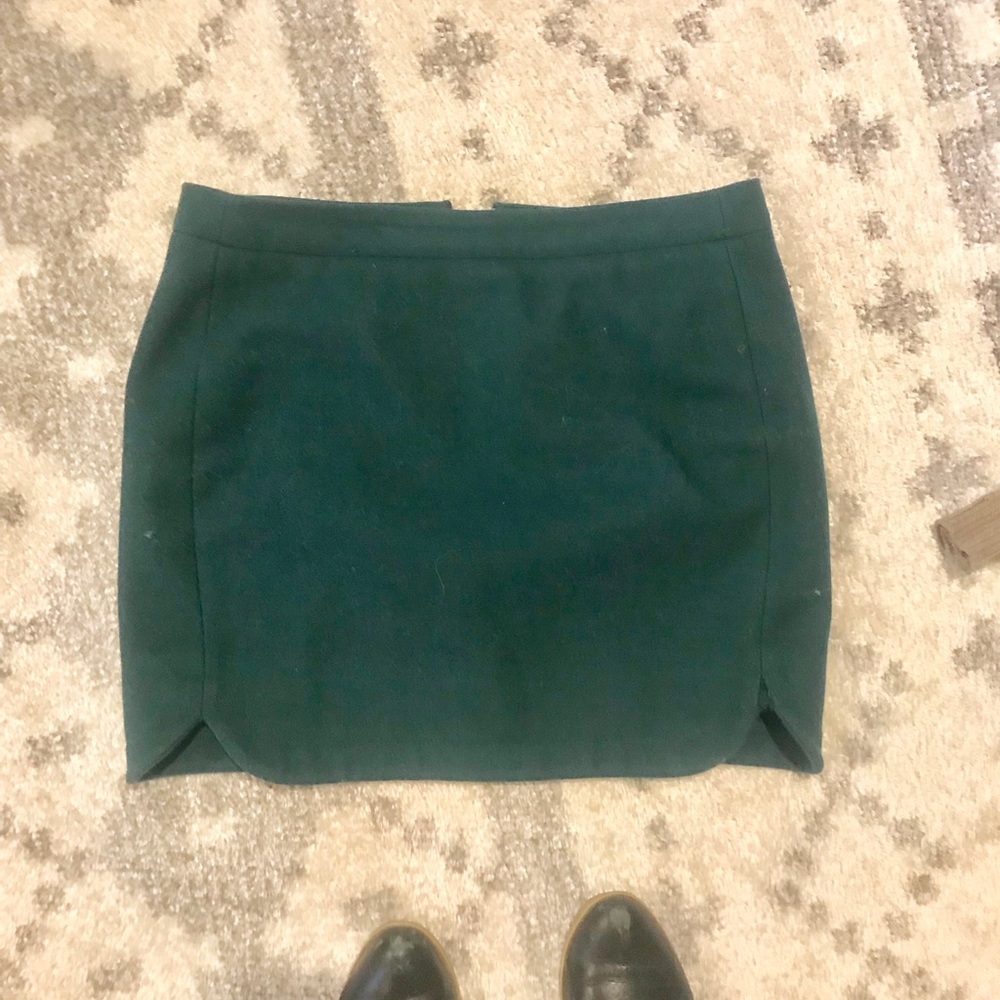 J crew wool skirt